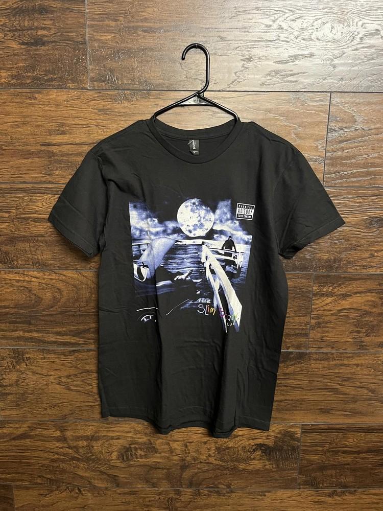 Футболка Eminem The Slim Shady Lp Футболка - Песни на спине Унисекс Футболка L