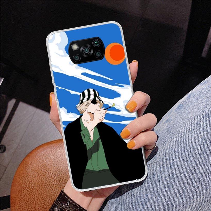 Bleach Kisuke Urahara Phnoe Case for Xiaomi Poco X5 X6 X7 Pro X4 Gt F7 Ultra M8 M7 Redmi 15C 15 13C 13 12C 12 Unique Cover Coque