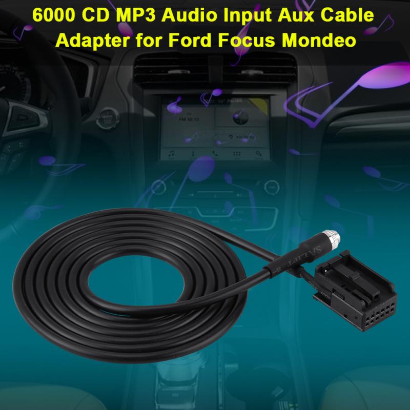 AUX In Female Cable Car 6000 CD Audio Female AUX Input Adapter Cable with Removal Tool Keys for Ford Focus Mondeo AUX In Female Cable Car 6000 CD Audio Female AUX Input Adapter Cable with Removal Tool Keys for Ford Focus Mondeo