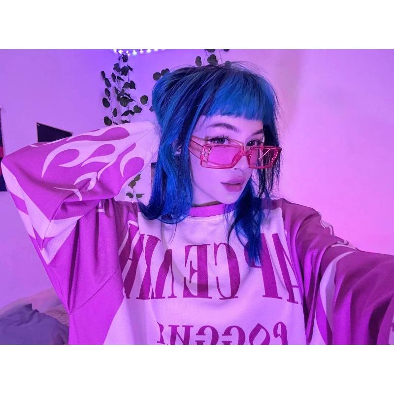 VAYLA Y2K Sprots Langarm-T-Shirts Lässig Harajuku Mode Lockeres Baseball-Trikot Streetwear Retro Klassische Kleidung Oberteile