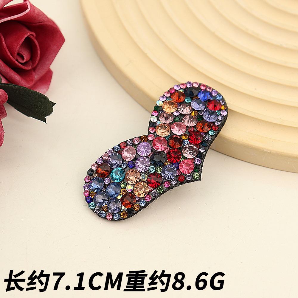 Cute Shiny Rhinestone Hairpins Women Girls Hair Clips Bobby Pin Barrettes Accessories Hairgrips Headdress Headwear Ornament