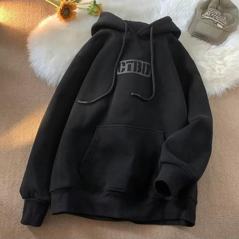 

8XL Hoodie Pullover Loose Fit Hollow Letter Print American Men s Clothing And Couple Fashion S