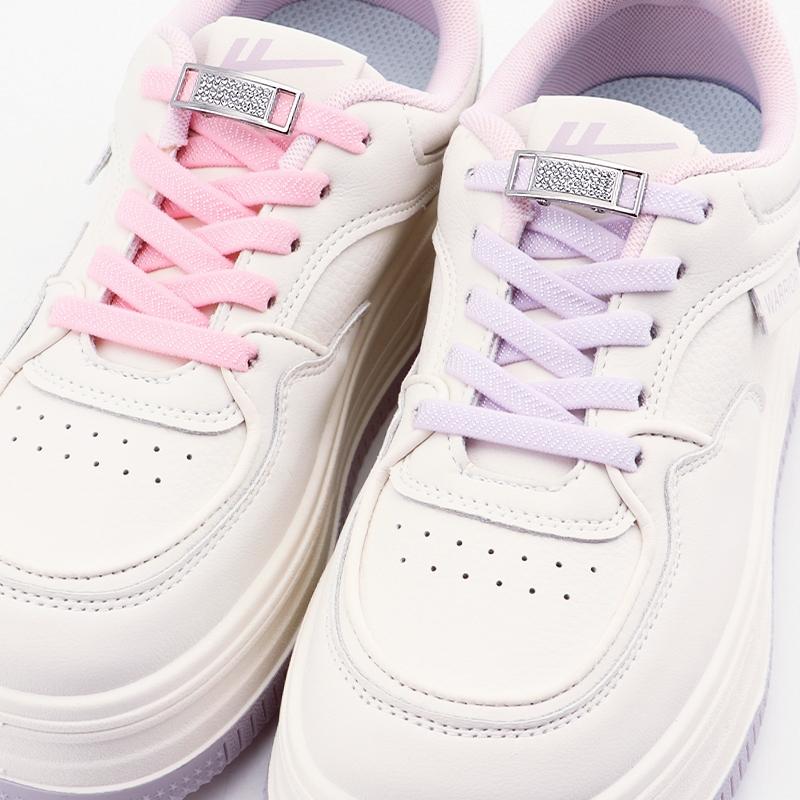 Silver Diamond Lock Shoelaces Without Ties Flat Shoelace for Shoes Accessories Elastic Laces Sneakers Tennis No Tie Shoe Laces