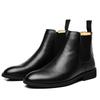 Fashion Leather Chelsea Ankle Boots Casual Shoes for Men Fashion Dress Tenis De Hombre Moccasins Tenis Caballero Designer Sneakers