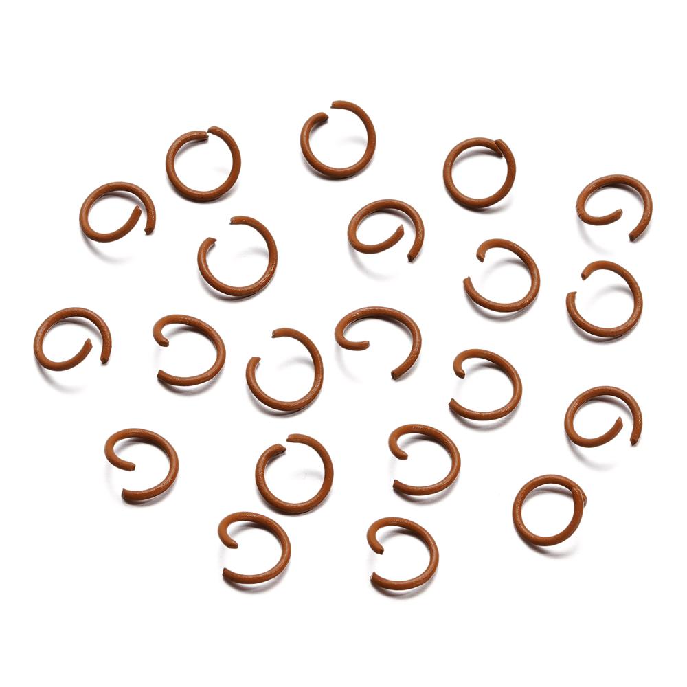 100Pcs 1.2x10mm Colorful Open Jump Rings Split Jump Ring Connector For Jewelry Making DIY Bracelet Necklace Earring Accessories