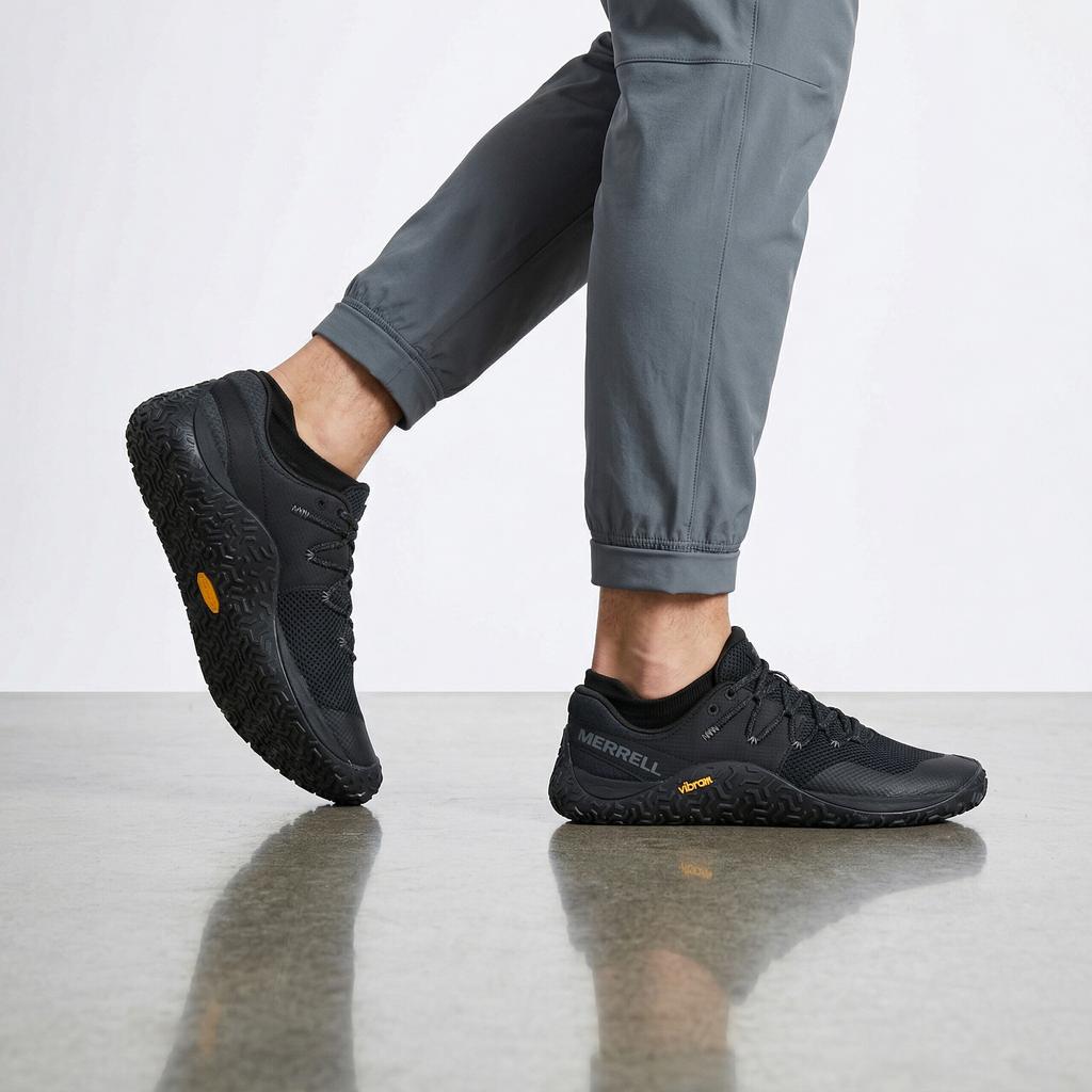 Merrell TRAIL GLOVE 7 - Men's Barefoot Shoes Hiking Shoes Barefoot Black J037151 ORIGINAL