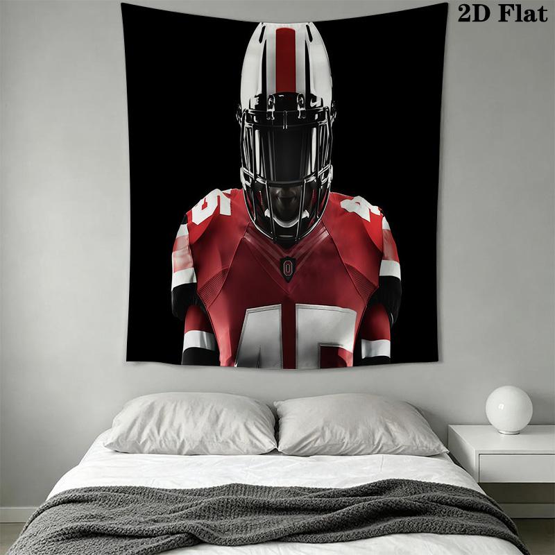 Ohio State Buckeyes Football Threepiece Set 1 Duvet Cover 2 Pillowcase Without Core Soft And Comfortable Bedding Set