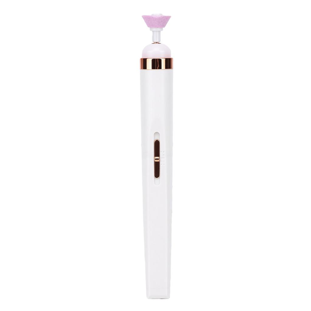 Electric Nail Drill Machine 4 Speeds USB 5 In 1 Nail Polish Remover Nail File Kit with LED Light White