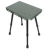 Camping Stool Folding Aluminum Alloy Oxford Cloth Lightweight 330.7lb Load Bearing Height   with Storage Bag Fishing Stool for Outdoor