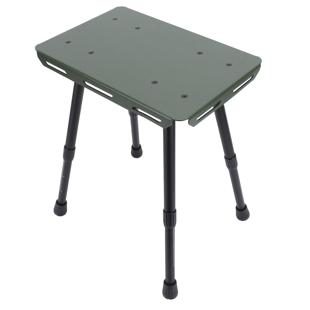 Camping Stool Folding Aluminum Alloy Oxford Cloth Lightweight 330.7lb Load Bearing Height   with Storage Bag Fishing Stool for Outdoor