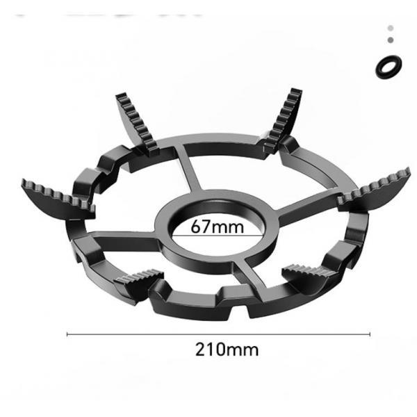 Non Slip Cast Iron Wok Support Ring Universal Pan Stand Pot Rack Holder for Gas Stove Kitchen Use