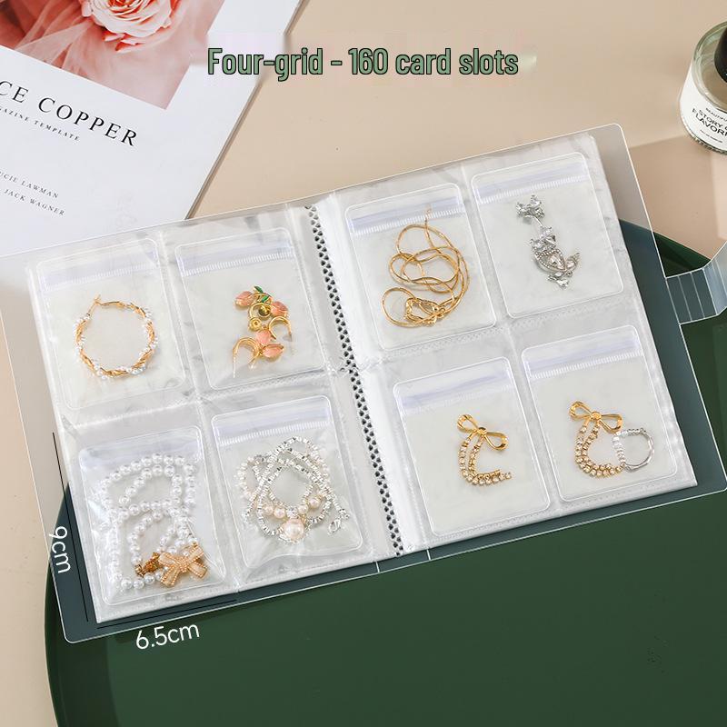Transparent Dustproof Jewelry Storage Box & Sealable Bags for Earrings, Rings, Bracelets, and Necklaces