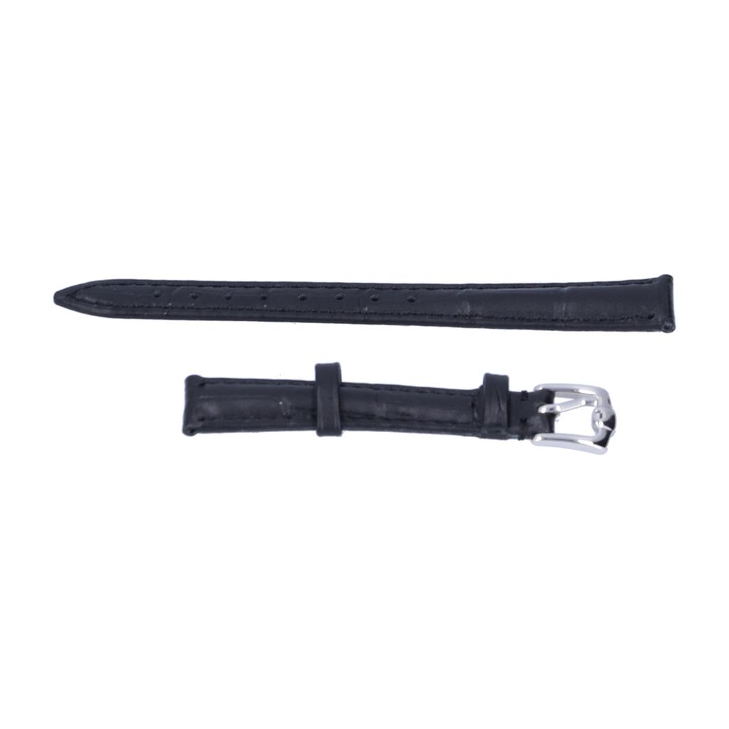 Pasek do zegarka z klamrą szpilkową Zamienny Pasek do zegarka Unisex Części zamienne Akcesorium Czarny16mm / 0.63in