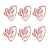 6Pcs Gold Leaf Napkin Rings Fall Napkin Holder for Christmas Thanksgiving Wedding Dinnig Table Decoration 2026 HWL02