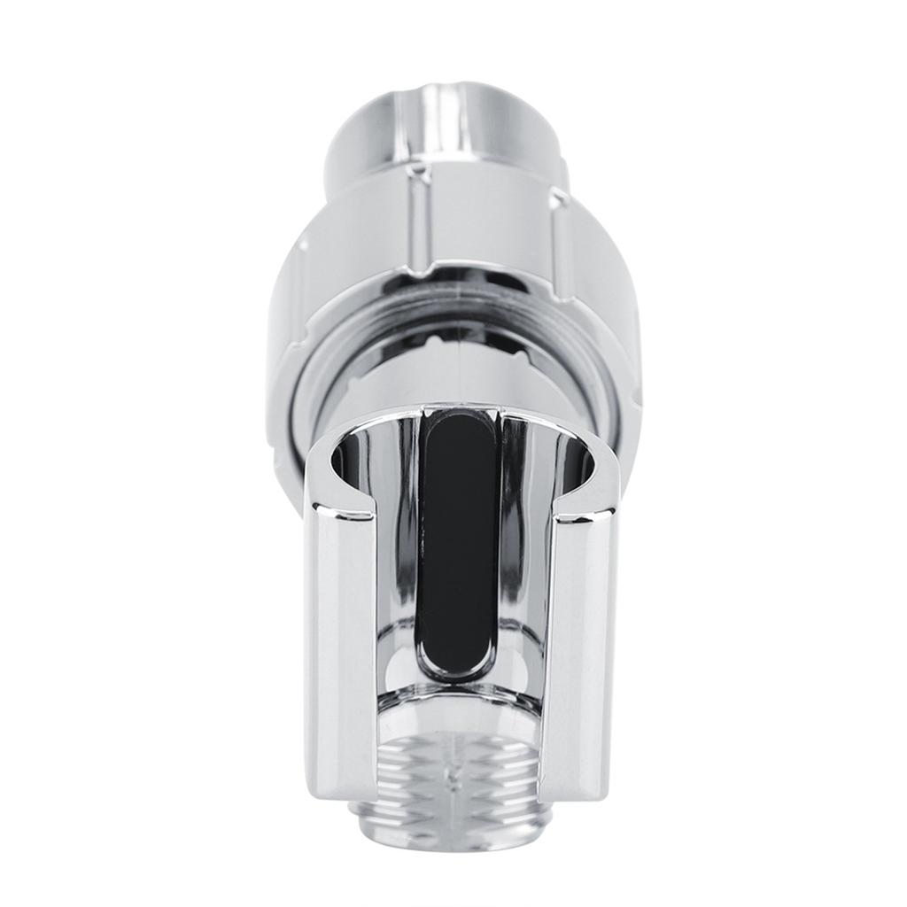 Chrome Plating 3-Way Shower Head Diverter Shower Arm Mounted Bracket Bathroom Accessories