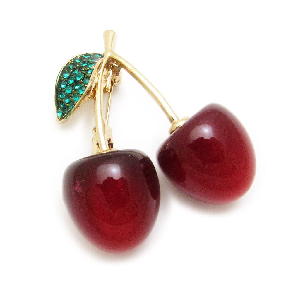 

Brooch for Cherry Rhinestone Pin Brooch CHS10077 Women,