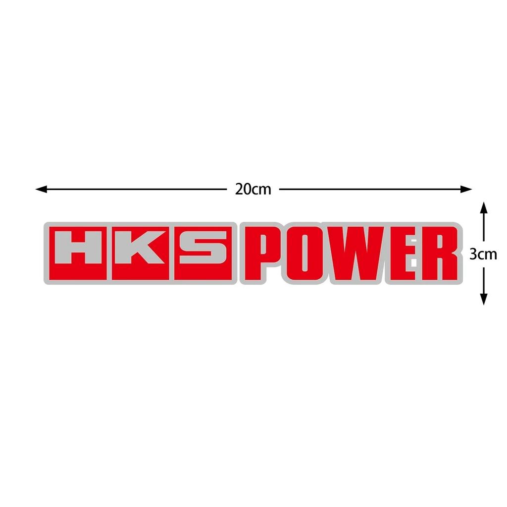 For HKS Sticker JDM Racing Decals Motorcycle Scooter Auto Window Bumper Car Decoration ADVAN Modified Accessories