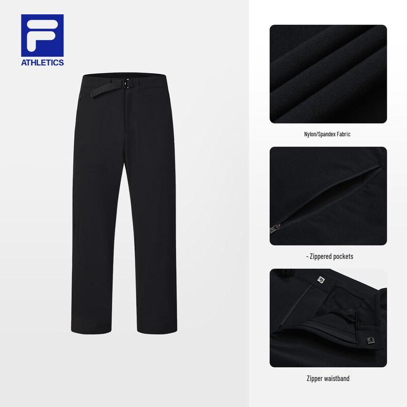 FILA Men s Woven Straight-Leg Sports Pants M