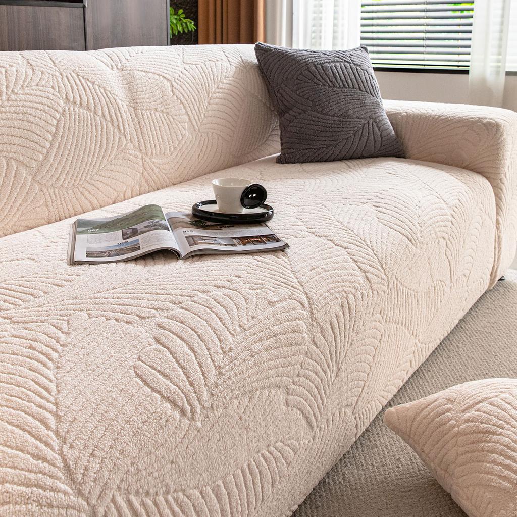 Simple Style Thick and Comfortable Velvet Sofa Cover New Autumn and Winter All Inclusive Universal Sofa Cover