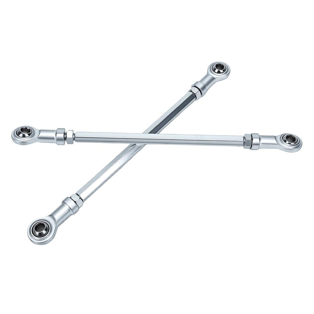 2PCS Steering Shaft Tie Rod 210mm Universal 11x5 16in 8mm Go Kart Steering Tie Rod for ATVs