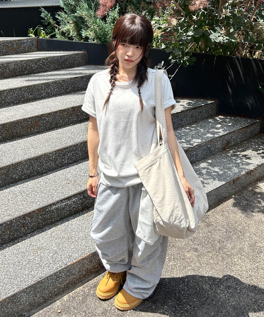 Gicheol All Day Soft T-Shirt (Melange White)
