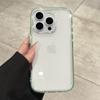 Luxury Transparent Candy Phone Case For iPhone 11 12 13 14 15 16 17 Pro Max Plus Air Clear Shockproof Bumper Back Cases Cover
