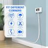 1pc 39.37/78.74in Self-Adhesive Floor Wire Protector - Anti-Kick Flexible Cable Cover , Office & Home Cord Management Solution