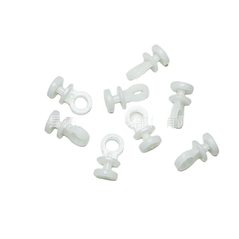 

Car Window Curtain Hook & Rail Pulley Set Clear Plastic