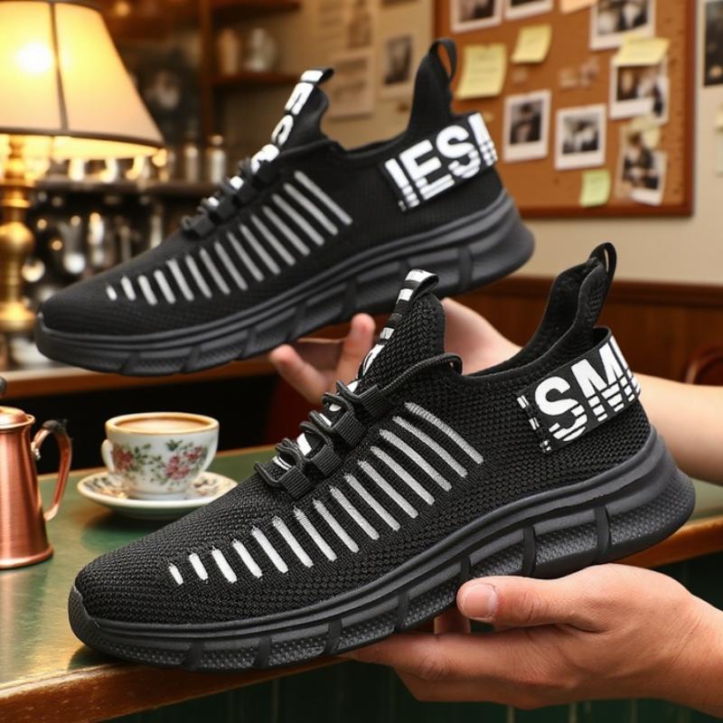 Breathable Women Sneakers Fashion Gym Casual Light Walking Shoes Fashion Soft Soled Comfortable Striped Tennis Sneakers For Men