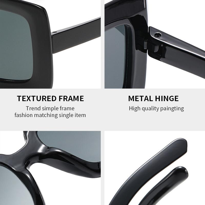 New Square Sunglasses Women Fashion Shades UV400 Men Luxury Gradient Transparent Male Female Sun Glasses