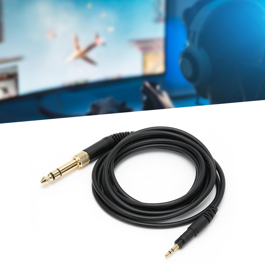 Headphone Audio Cable Replacement for Technica ATHM50X M40X M70X Headset 6.35mm Adapter