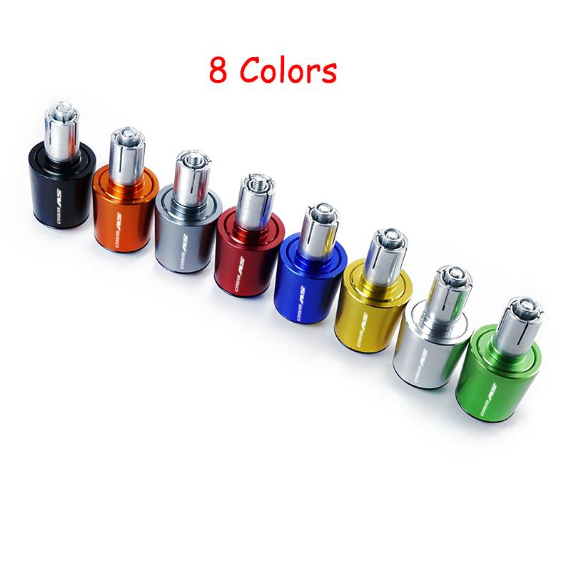 SV650 LOGO For SUZUKI SV650 Sv 650 2020 2025 2025 Motorcycle Accessories CNC Handle Bar Handlebar Grips Cap End Handle Plugs Cap