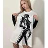KPOP Aespa Whiplash Limited Edition Cotton T-shirt Short Sleeve KARINA GLSELLE WINTER NINGNING Same Print Loose Anime Techno Top