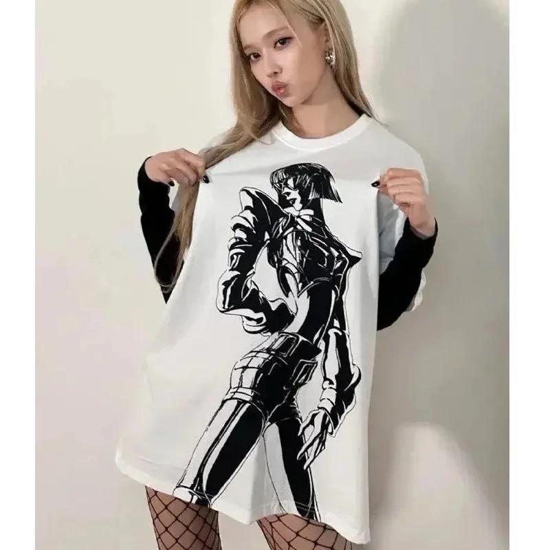 KPOP Aespa Whiplash Limited Edition Cotton T-shirt Short Sleeve KARINA GLSELLE WINTER NINGNING Same Print Loose Anime Techno Top