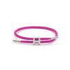 Bracciale in Acciaio a Forma di H: Acciaio Inossidabile Regolabile, Oro 3D, Impermeabile, Resistente al Sudore, Design a Corda