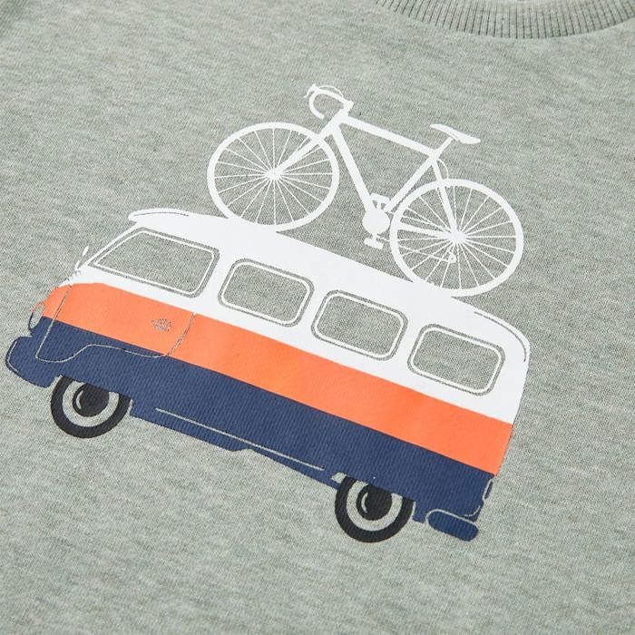 Sweatshirt pour enfants mélange kaki clair 92/104/116/128/140