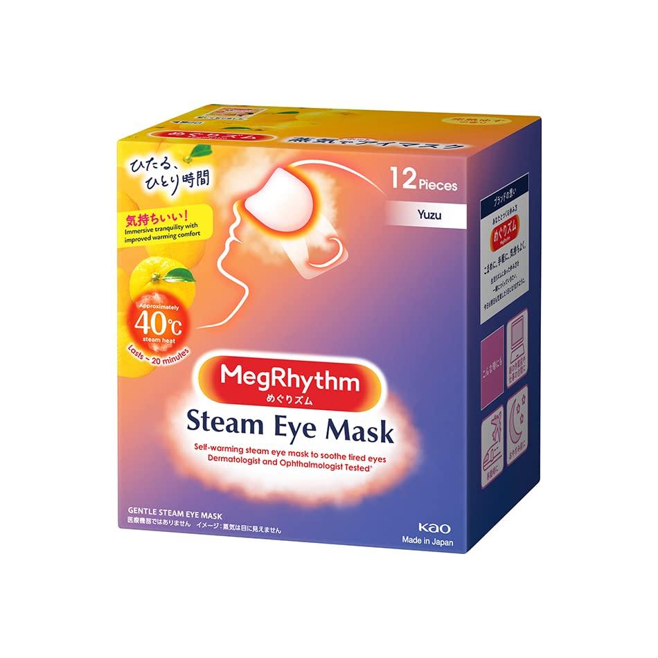 

MegRhythm Steam Hot Eye Mask, Ripe Yuzu, 12 sheets