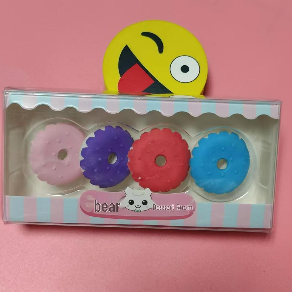 Gommes à desserts en boîte - Cadeaux et fournitures scolaires mignons pour les élèves