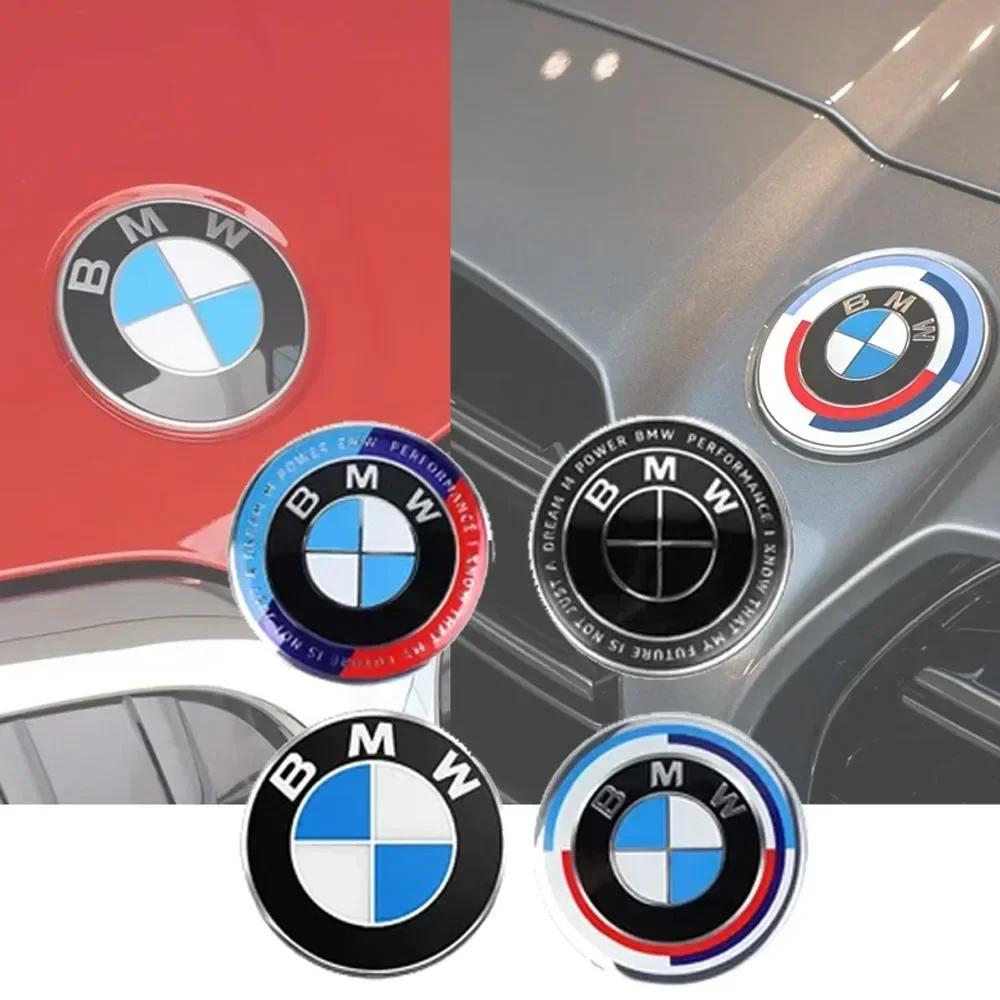 Für BMW Frontklappenemblem Für BMW Rennstrecke schwarz weißes Logo 82mm Frontklappenemblem für BMW Rennstrecke Schwarz Weißes Logo 74mm Re