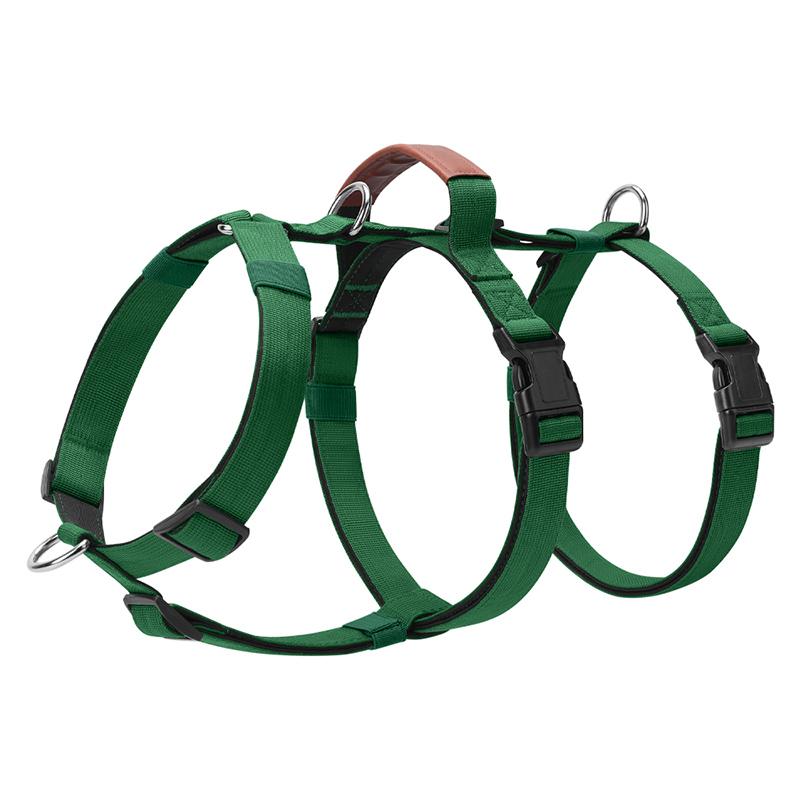 Escape-Proof Nylon Dog Harness with Handle Adjustable No-Pull Pet Harness for Medium Large Dogs Golden Retriever Husky Supplies