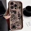 Silicon Flower Case For Samsung Galaxy S24 Ultra A55 5G A54 A35 A34 A33 A32 A15 A14 A13 A12 A53 A52s S23 S22 S20 S21 FE Funda