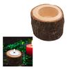 3 Pcs Novelty Wooden Candle Holder Tree Branch Shape Candle Stick Home Decoration