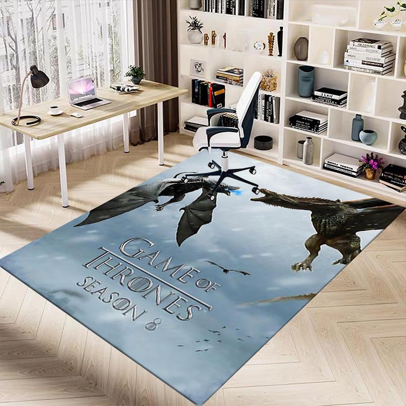 1pc Game of Thrones Season 8 Carpet, for Home & Office Decor, Desk Chair Carpet, Festive Gift,Conference Room CarpetL1237