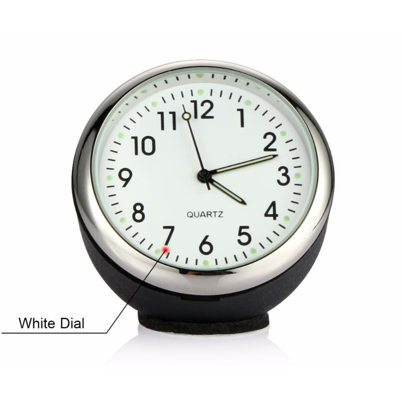 

STONEGO Car Clock Ornament Autowatch Decoration Automobiles Interior Dashboard Time Display Digital Pointer Clock Accessories белый