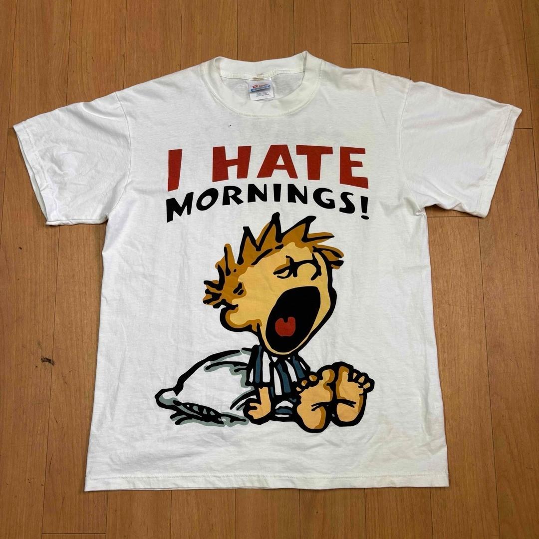 Retro I HATE MORNING Unisex T-shirt S-5XL Unisex T-Shirt XXXL
