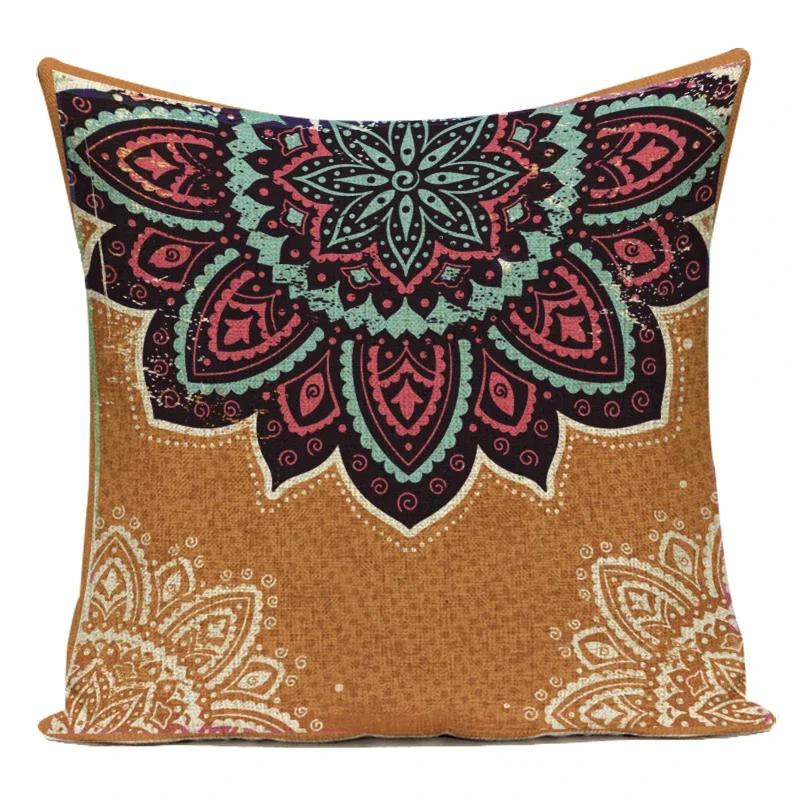 Retro High Quality Pillowcase African Ethnic Stripe Bohemian Sofa Bed Car Cushion Cover Textile Printed Decor Pillow Cover