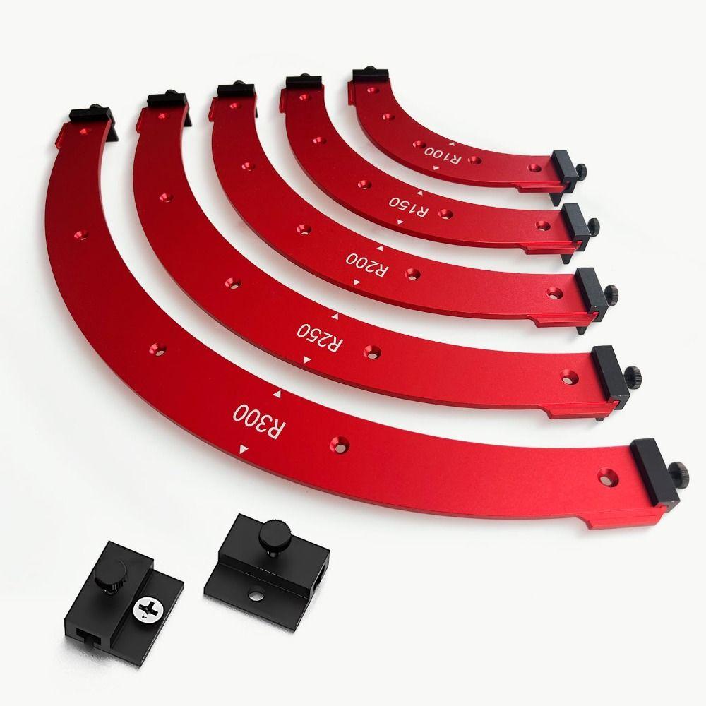 Reusable Round Corner Radius Templates R100 R150 R200 R250 R300 Radius Jig Arc Mold  Edge Molding