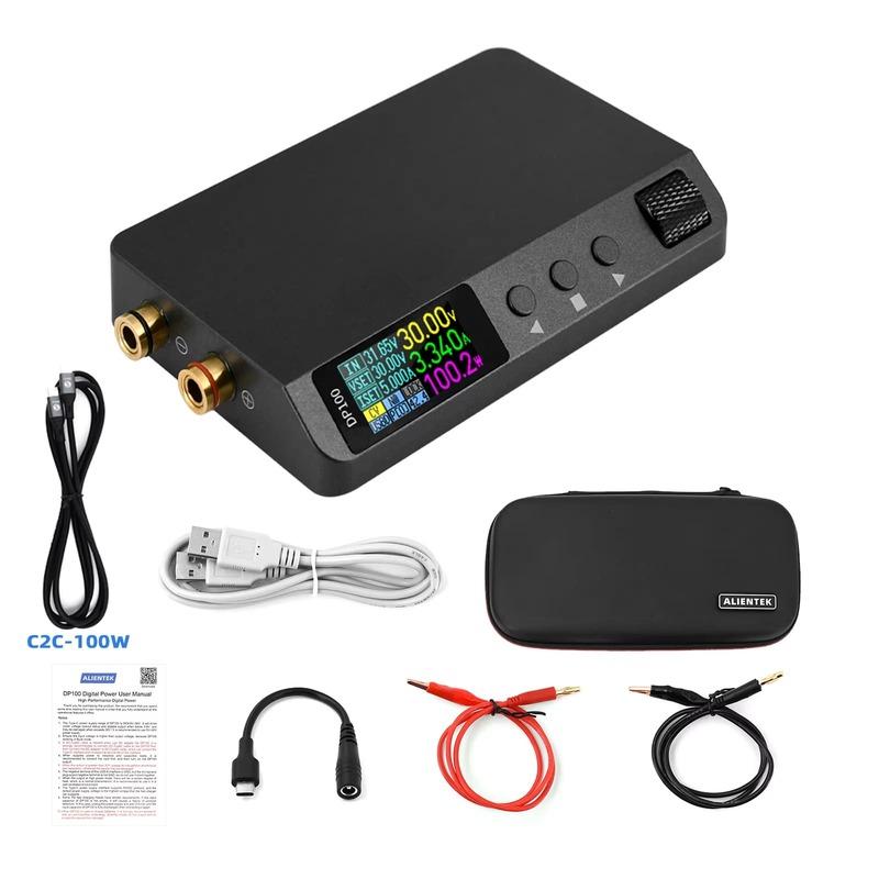New EU DP100 DC Power Supply Adjustable 30V 5A Laboratory Bench Power Supply Portable Regulator Switching Digital Power Supply
