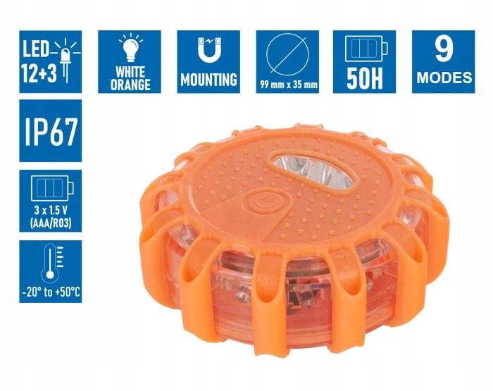 Led Warning Lamp Car Road Flare Emergency Lamp Rocker Lamp