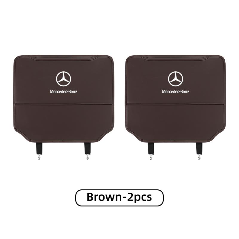 2025 Hot 2PCS Car Seat Back Protector Anti-Kick Mats Anti Dirty Pad For Mercedes Benz AMG A C E Class W201 W210 W108 W204 W205 W